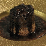 Anna Haugh pudding sax weimar with chocolate sauce recipe