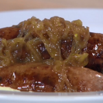 Anna Haugh pheasant sausages with cider gravy recipe