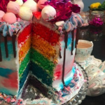 Jane Beedle rainbow cake recipe on Lorraine
