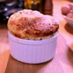 The hairy bikers goats’ cheese and chives souffle recipe on Saturday Kicthen
