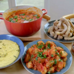 Matt Tebbutt tapas with meatballs in tomato sauce recipe on Save Money: Good Food