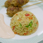 Gregg Wallace pork kebabs with couscous recipe