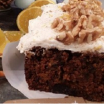 Dean Edwards carrot and courgette cake recipe on Lorraine