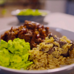 Simon Rimmer Texas chilli with dirty rice and avocados recipe on Eat the Week with Iceland