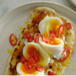 Jamie Oliver egg and mango chutney flatbreads recipe