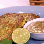 Phil Vickery courgette fritters recipe on This Morning