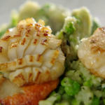 Jamie Oliver sizzling seared scallops with black pudding recipe