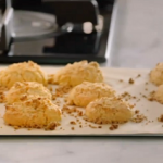 Jamie Oliver apple crumble cookies recipe using dried apples 
