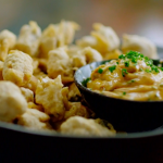Nadiya Hussain popcorn mussels with paprika chive mayo recipe
