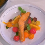 Jamie Oliver smoky chorizo with salmon recipe on This Morning