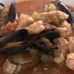 Rick Stein fish stew with monkfish, mussel and prawn  recipe on Rick Stein’s Road To Mexico