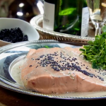Anna Haugh salmon in champagne sauce recipe on Royal Recipes