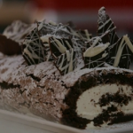 Fearne Cotton Chocolate Roulade recipe on Mary Berry’s Christmas Party