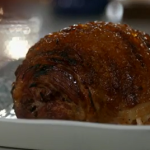 Mary Berry glazed ham with ginger beer and mustard sauce recipe on Mary Berry’s Christmas Party