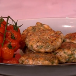 Phil Vickery family fishcakes with egg whites, mustard, salmon and tomatoes recipe on This Morning