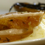 Stacie’s roast pork belly with cauliflower mash recipe on How to Lose Weight Well