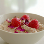 Tom Kerridge rice pudding with raspberries recipe on Lose Weight For Good
