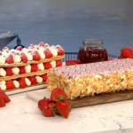 Phil Vickery stunning strawberry millefeuille recipe on This Morning