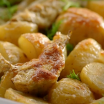 Jamie Oliver potato and artichoke al forno recipe