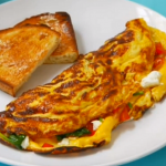 Linia Petal vegetable omelette recipe on Get A Holiday Body