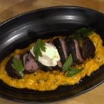 Simon Rimmer Duck With Aubergine And Labneh recipe