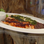 Rick Stein Mexican bass fish with beans and salsa verde recipe