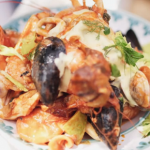Jamie Oliver one pot seafood stew with garlic aioli recipe