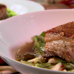 Raymond Blanc slow cooked spiced pork belly recipe on Saturday Kitchen