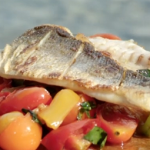 Gino’s sea bass with salsa recipe on This Morning