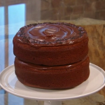 Donna Hay salted dark chocolate layer cake recipe on Saturday Kitchen