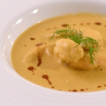Catherine Fulvio prawn and fennel bisque recipe on The Best Christmas Food Ever