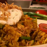 Rick Stein nasi goreng (Indonesian fried rice) with turkey and prawns recipe on Saturday Kitchen