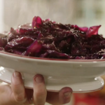 Jamie Oliver chorizo and pears with red cabbage recipe