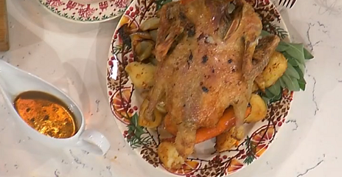 John Torode festive roast duck recipe on This Morning ...