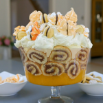 Gilly’s spiced chocolate orange trifle recipe on Nadiya’s Party Feasts