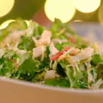 Paul Ainsworth sprouts with crab and chilli recipe on the Best Christmas Food Ever