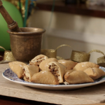 Chetna Makan sweet samosa recipe on Kirstie’s Handmade Christmas