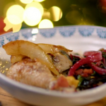 Catherine’s chicken and pear cider casserole recipe on The Best Christmas Food Ever