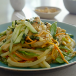 Tom Kerridge peanut chicken stir-fry noodles recipe on Tom Kerridge’s Fresh Start