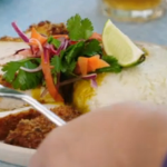 Jamie’s katsu curry with coconut rice and pickle recipe on Friday Night Feast