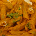 Tom Kerridge pasta with red pepper sauce recipe on Tom Kerridge’s Fresh Start