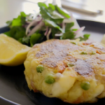 Tom Kerridge salt cod and saffron fishcake recipe on Tom Kerridge’s Fresh Start