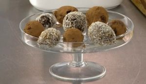 James Martin chocolate truffles with dark chocolate ganache recipe on