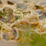 Mary Berry spaghetti vongole with clams recipe on Mary Berry’s Quick Cooking
