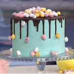 Juliet Sear eggs-tra special Easter Cake recipe on This Morning