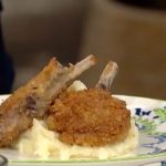 John Torode lamb cutlets with breadcrumbs and mash potatoes recipe on This Morning