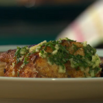 Tom Brown Monkfish and Spiced Aubergine With A Ginger, Basil and Lime Dressing recipe on Sunday Brunch