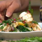 Simon Rimmer Monkfish With Bean with Chimichurri Salad recipe on Sunday Brunch