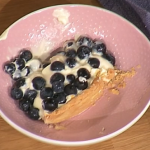 Phil Vickery blueberry flan (pie in the sky) with custard recipe on This Morning