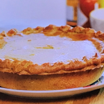 John Partridge cheese and onion pie with sweet potato recipe on John and Lisa’s Weekend Kitchen